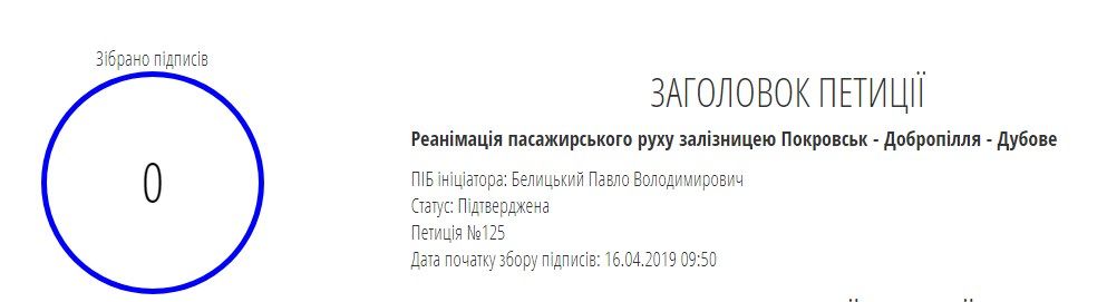 Владу Покровська просять посприяти у відновленні руху заліз..., фото-1 Владу Покровська просять посприяти у відновленні руху залізницею Покровськ-Добропілля-Дубове, фото-1