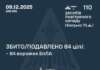У ніч на 9 грудня ворог атакував Україну 110 ударними дронами.