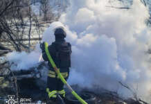 Дві пожежі, які зайнялися через ворожі обстріли ліквідували рятувальники Донеччини за добу