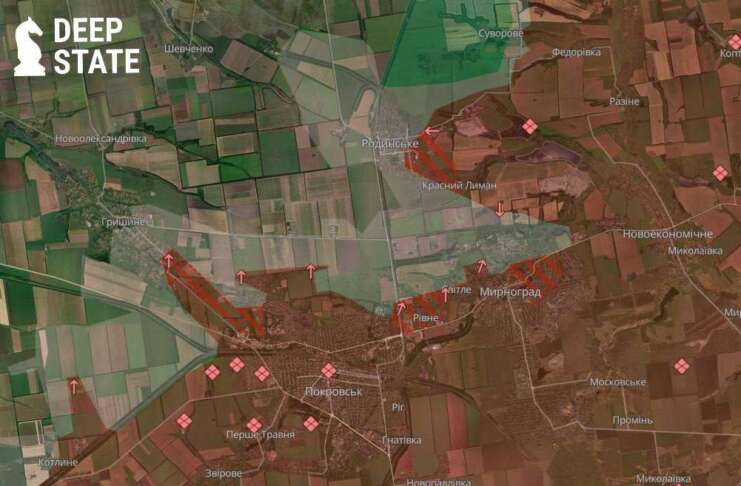 Російські війська активізувалися на напрямку Покровськ, — DeepState