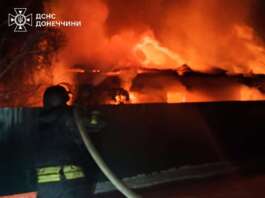 У Словʼянську рятувальники ліквідували пожежу у занедбаному приватному будинку